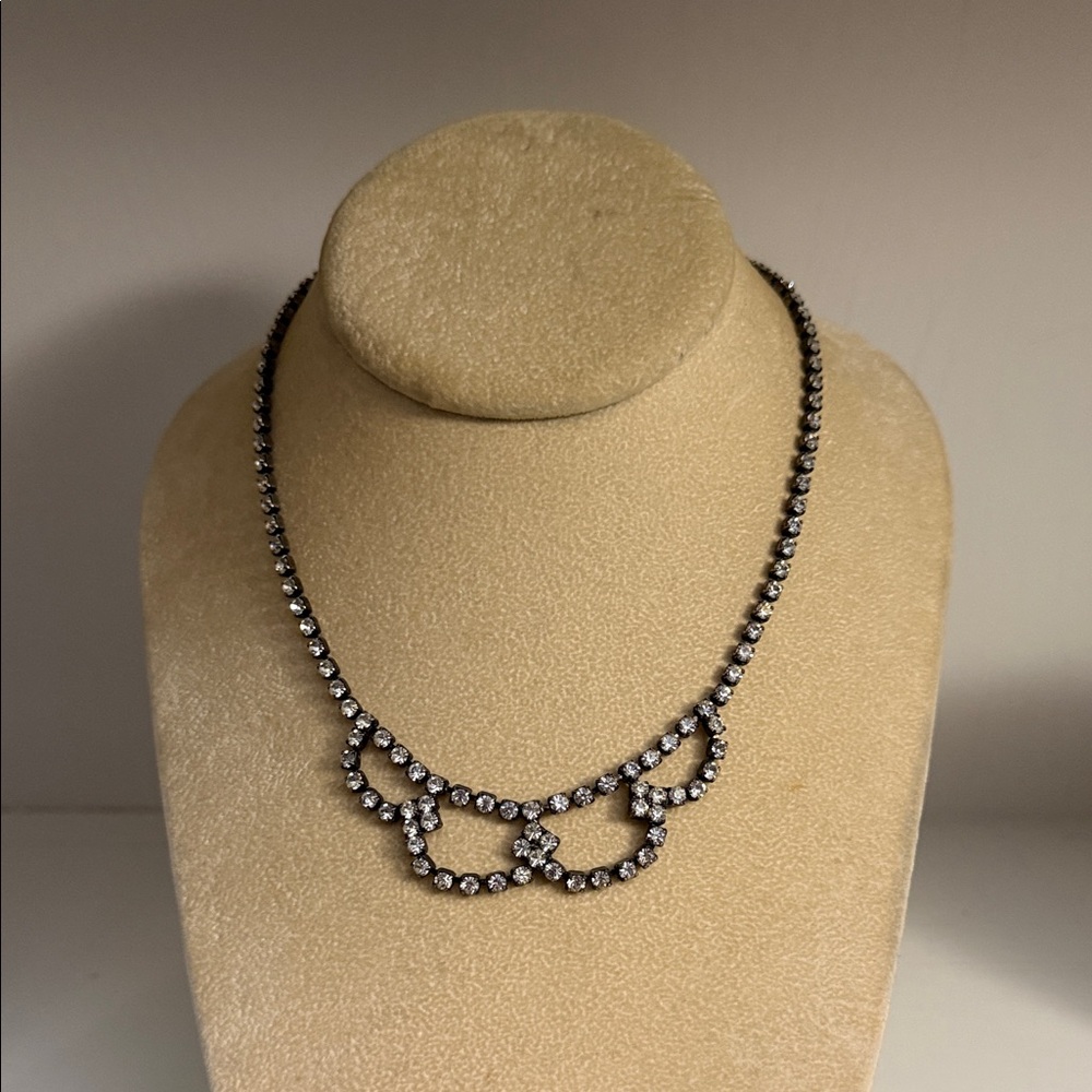 Vintage Rhinestone Bridal Necklace